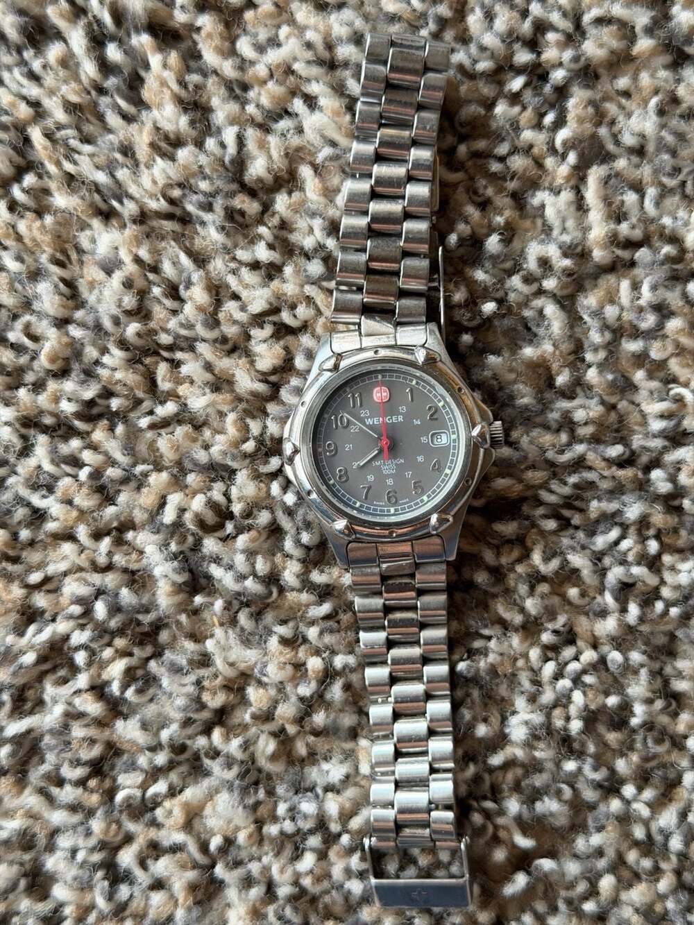 Wenger SMT Design Swiss 100M Stainless Steel Quartz Watch